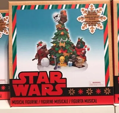 DISNEY Star Wars EWOK Musical Christmas Tree Figurine Holiday 2021  NEW • $119.95