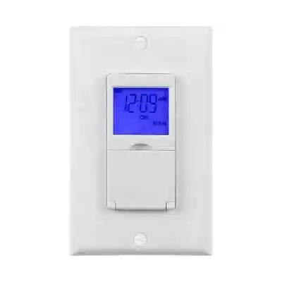 BN-LINK 7 Day Programmable Timer Switch Single Or 3 Way Blue Background Light • $15.19