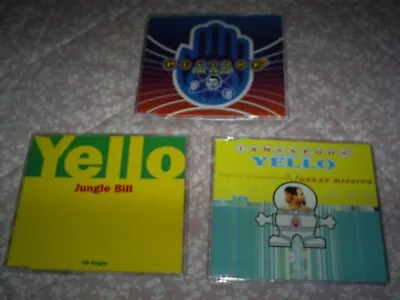 3 Yello Cd Singles - Jungle Bill Oh Yeah + You Gotta Say Yes To : Great Mission. • £12.50