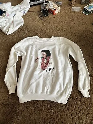 Vintage Elvis Presley Sweatshirt 1990 Hanes Sport Made In U.S.A. • $40