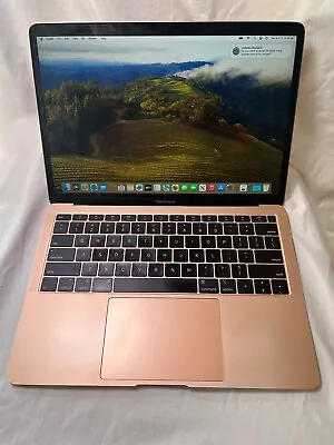 Apple MacBook Air 2018 13  Rose Gold A1932 Core I5-8210 1.6GHz 8GB RAM 128GB SSD • $244.99