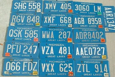 One MICHIGAN Blue  License Plate   Your Choice • $5.99