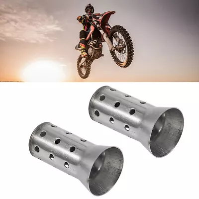 2X Motorcycle Exhaust Pipe Muffler Insert Baffle DB Killer Silencer 51mm • $10.99