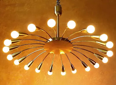 Spider Lights Chandelier Italy 1950s Ceiling Chandelier Light Fixture • $802.35