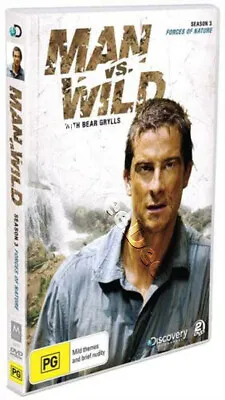 Man Vs Wild Forces Of Nature (Season 3) NEW PAL 2-DVD Set Dan Korn Bear Grylls • $21.99