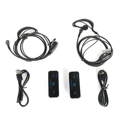 $46.36 • Buy 2PCS Mini Two-Way Radio Walkie Talkie FM Transceiver With Headphones Strap Kit