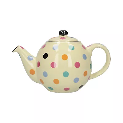 London Pottery Globe Traditional China Teapot ~ 4 Or 6 Cup ~ Multicoloured Spot • £28.99