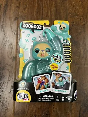 Little Live Pets Hug N' Hang ZOOGOOS Sensoo Sloth Interactive Toy NEW • $21