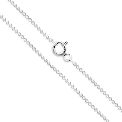 Sterling Silver Ball Bead Chain Necklace  GENUINE 925  All Sizes Available NEW • $9.29