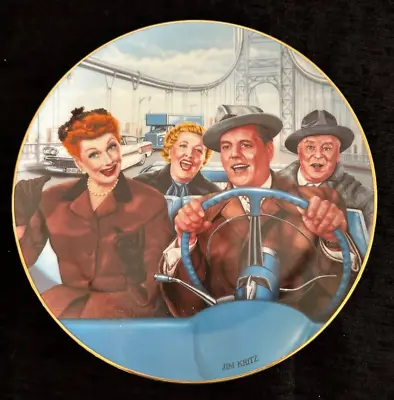 The Hamilton Collection Official I Love Lucy Plate  California Here We Come  • $24.99