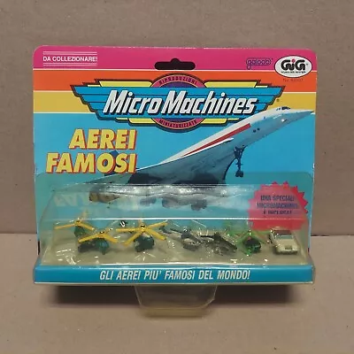 Micro Machines Famous Flyers Collection #1 Helicopters New GALOOB 1992 Italian • $26.99