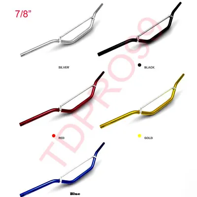 7/8  22mm Handle Bar Handlebars CRF YZF KXF KLX RMZ DRZ Pit Dirt Bike Motocross • $38.55