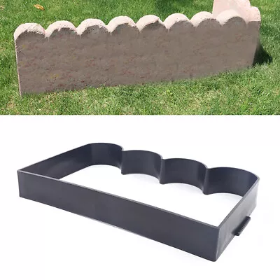 Garden Fence DIY Molds Concrete Brick Courtyard Plastic Cement Molds Decor NEW • $11.40