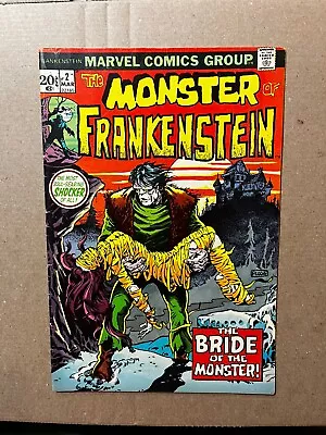 Frankenstein #2 Marvel Comics 1972 1st Appearance Bride Of Frankenstein • $9.99