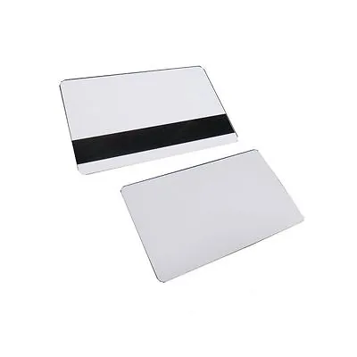 50 CR80 30Mil White Magnetic PVC Plastic Credit/Gift/Photo ID Badge Cards • $11.98