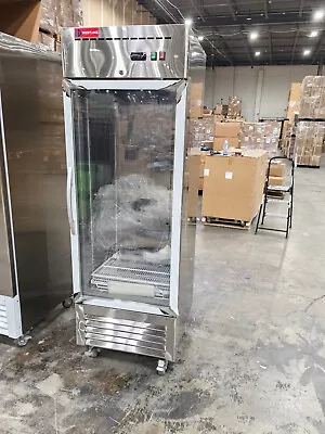 1 Glass Door Commercial Refrigerator Merchandiser With Dent 27  Wide ETL • $1599