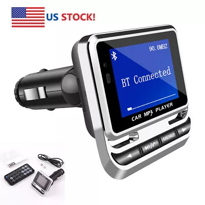 1.4  Car Bluetooth 5.0 FM Transmitter MP3 Player Aux Kit With Remote Controller • $27.11