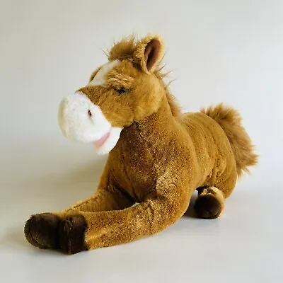 Farm Chokchai Soft Toy Cuddly Plush Chestnut Horse Pony Stuffed Animal 15” • £9.95