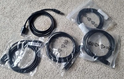 £15 • Buy 5 X 1.8M Display Port DP TO HDMI Male LCD PC HD TV Laptop AV Cable Adapter