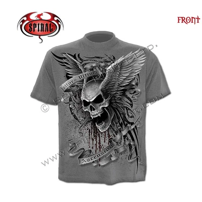 £14.99 • Buy SPIRAL DIRECT ASCENSION T-Shirt/Biker/Tattoo/Skull Wing/Skeletons/Tribal/Top/Tee