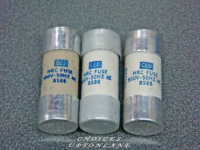 £7.93 • Buy Ced House Mains Service Cut Out Small Barrel Fuses Cme 60a-100a Bs 88 Tested 
