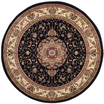 SAFAVIEH Lyndhurst LNH329A Black / Ivory Rug • $127.99