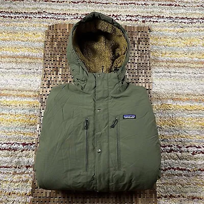 Patagonia Inferno Sherpa Soft Shell Hoody Hoodie Jacket Forest Green Large L • $179.95