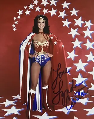 Lynda Carter Wonder Woman Signed Autographed Sexy 8x10 Color Photo Re List NPB • $99.99