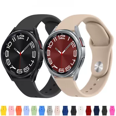 22/20mm Silicone Watch Band For Samsung Galaxy Watch 4 6 Classic 5Pro 3 Active 2 • $14.97