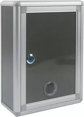 Locking Mailbox Wall Mounted Vertical Post Box Large Capacity Lockable Secure • $25.18