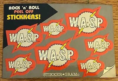 W.A.S.P. Stickers Postcard Labels Stickker-Gram Vintage Original WASP Insect • $86.65