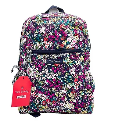 Vera Bradley Quilted Cotton Backpack Itsy Ditsy Floral. • $49.99