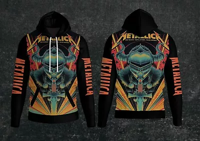 Metallica Raadi Airfield Tartu Rock Band Hoodie Pullover Light Weight Quick Dry • $26.99