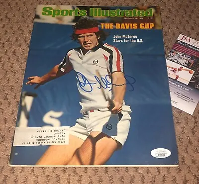 $169.99 • Buy John Mcenroe Signed Sports Illustrated Magazine Autograph Tennis Mac Jsa