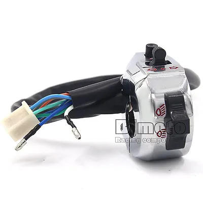 7/8  Chrome Motorcycle Handlebar Control Light Turn Signal Blinker Horn Switches • $13.99