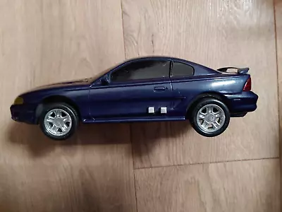 1996 Ford Mustang GT 1/24 Scale Plastic Toy Car. Blue. Empire. 7  Sn95 • $50