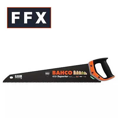 Bahco BAH260022XT Handsaw 222 Wood Cutting Hand Saw Medium Cut ERGO Superior • £11.95