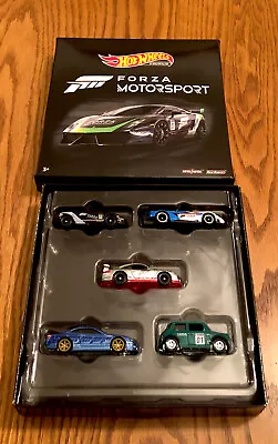 Hot Wheels Forza Motorsport Set Of 5 Car Pack Factory Sealed Collectors Box • $27.99