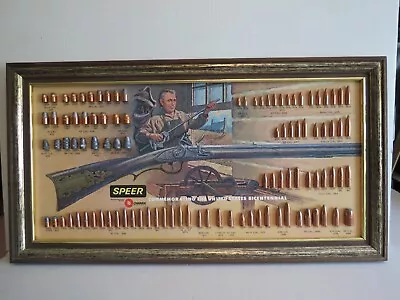 Rare 1976 Speer Ammunition Store Display Bullet Chart United States Bicentennial • $1195