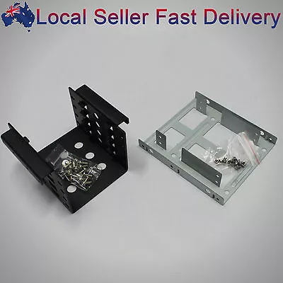 $6.99 • Buy 2 Bay 4 Bay 2.5 HDD SSD To 3.5  Internal Converter Adapter Rack Bracket Mounting