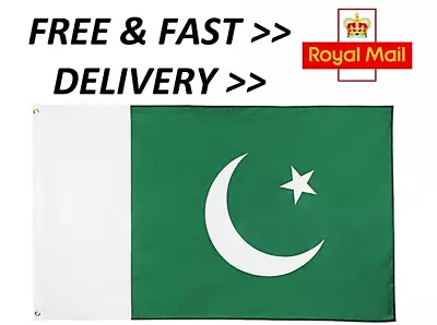 Pakistan National Flag LARGE 5 X 3 Feet Premium Quality UK Stock • £4.99