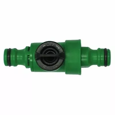 Garden Hose Pipe Inline Tap 1/2  Shut Off Ball Valve Fitting Connector Adaptor • £5.49