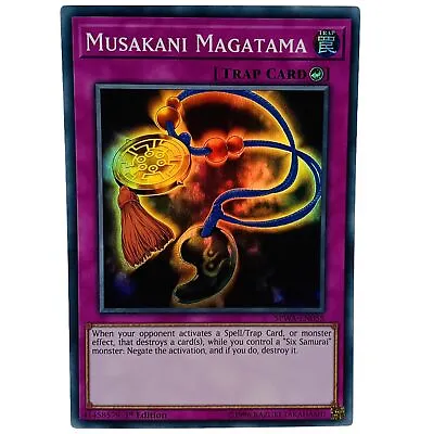 YUGIOH Musakani Magatama SPWA-EN055 Super Rare Card 1st Edition NM-MINT • $1.54
