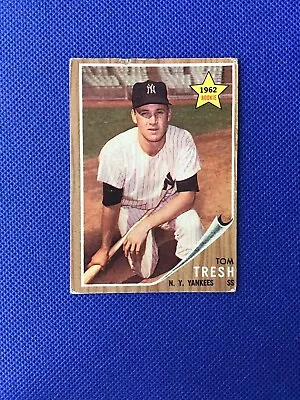 1962 Topps #31 Tom Tresh New York Yankees RC Rookie Card #31 • $3.99