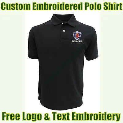 £15.99 • Buy NEW Custom Embroidered Polo Shirt With Free Logo Garage & Technicians Names 