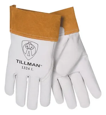 $12.99 • Buy Tillman 1324 2  Cuff Welding Kidskin Goatskin Leather TIG Gloves S MED LG XL 