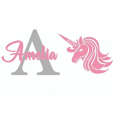 Custom Name Personalised Wall Decal Nursery Sticker Baby Art Bedroom Girls Room • $12.50