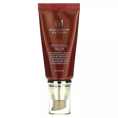 M Perfect Cover B.B Cream SPF 42 PA+++ No. 23 Natural Beige 1.7 Oz (50 Ml) • $14.72