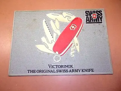 ULTRA RARE Victorinox Swiss Army Knife Rubber Display Mat 19 1/2  X 13 1/2  • $79.99