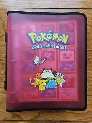 Vintage Pokemon Binder Collection - 222 Cards - Played Condition • $108.50